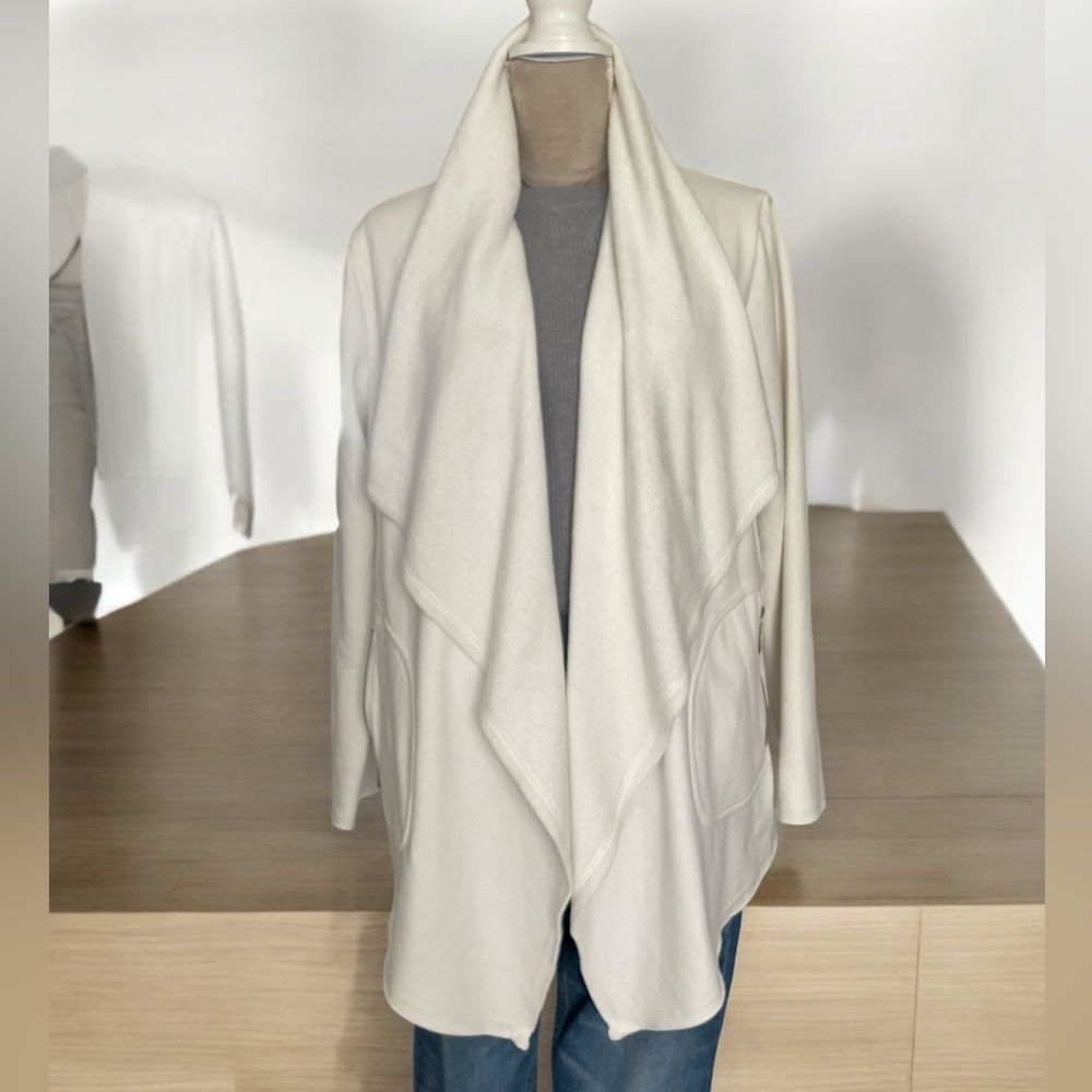 Tom’s Ware Cardigan Open Front Off White Women’s Size Large